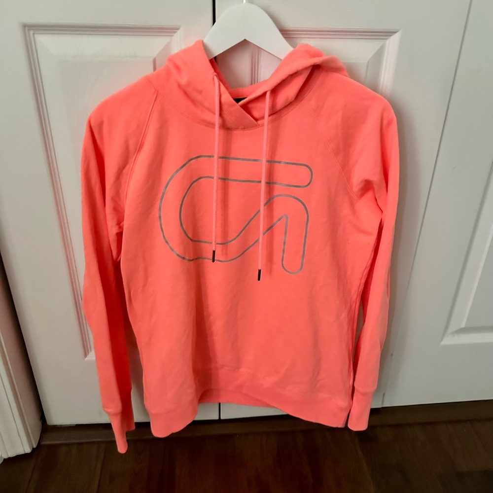 GAP Coral Pink Pullover Hoodie with Drawstrings